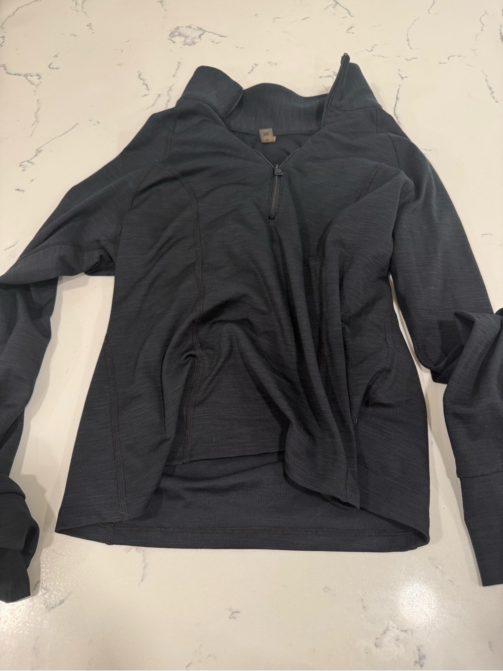 Beyond Yoga Black Half-Zip Active Pullover